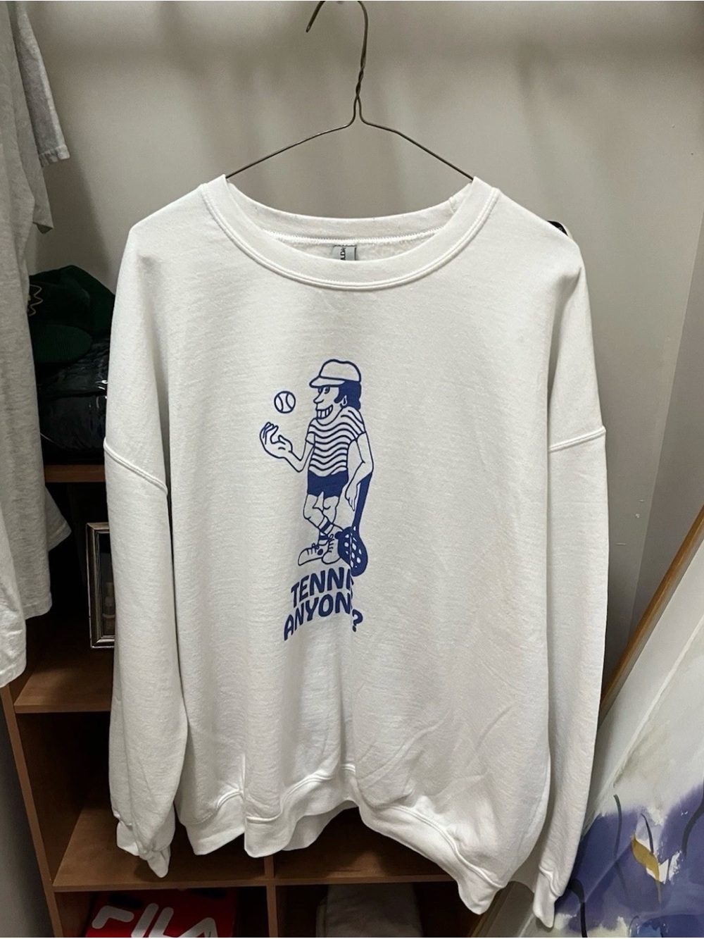 Rowing Blazers X Family Bros. “Tennis Anyone” Crewneck Sweatshirt
